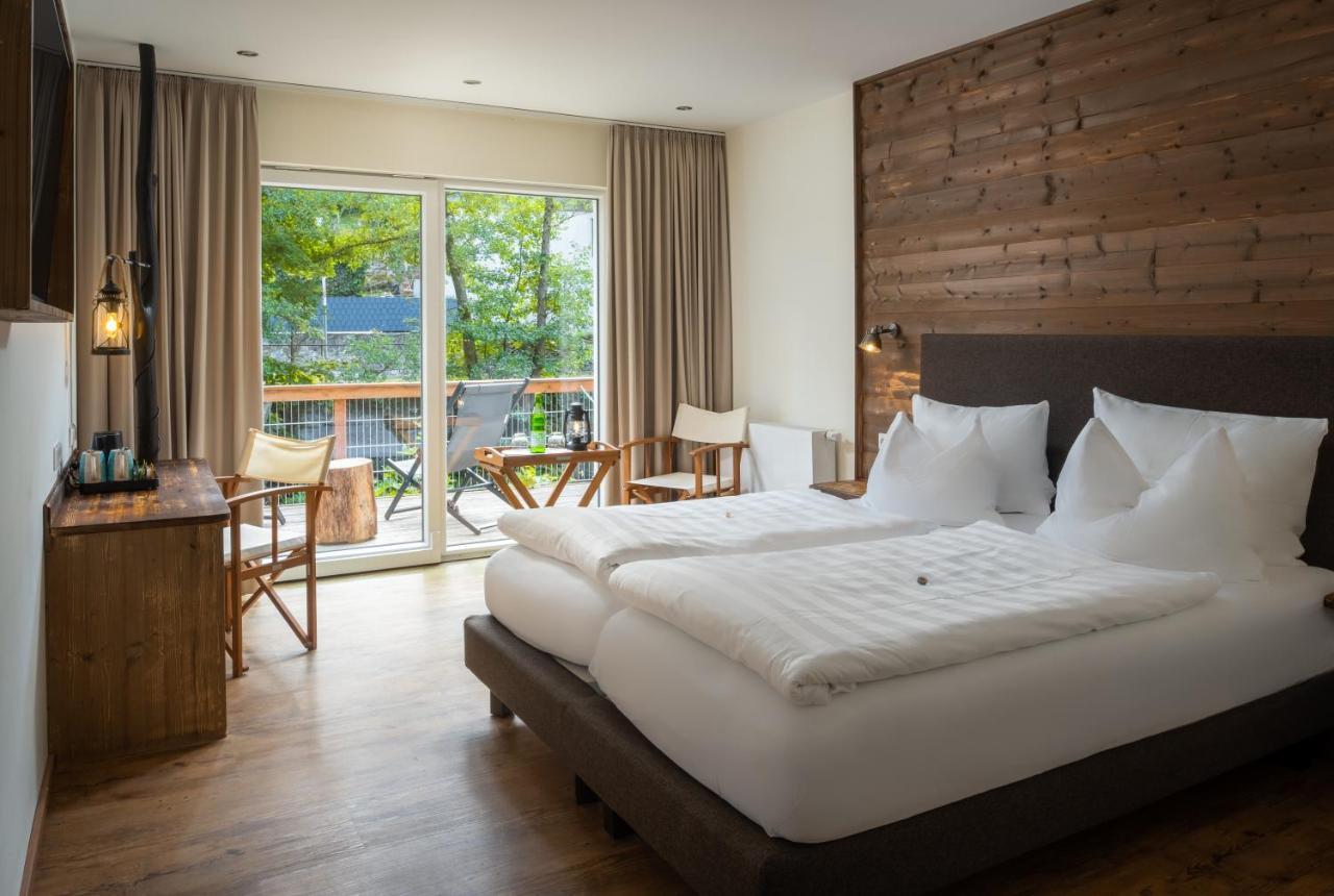 Bodetaler Basecamp Lodge - Bergsport- Und Naturerlebnishotel روبيلاند المظهر الخارجي الصورة