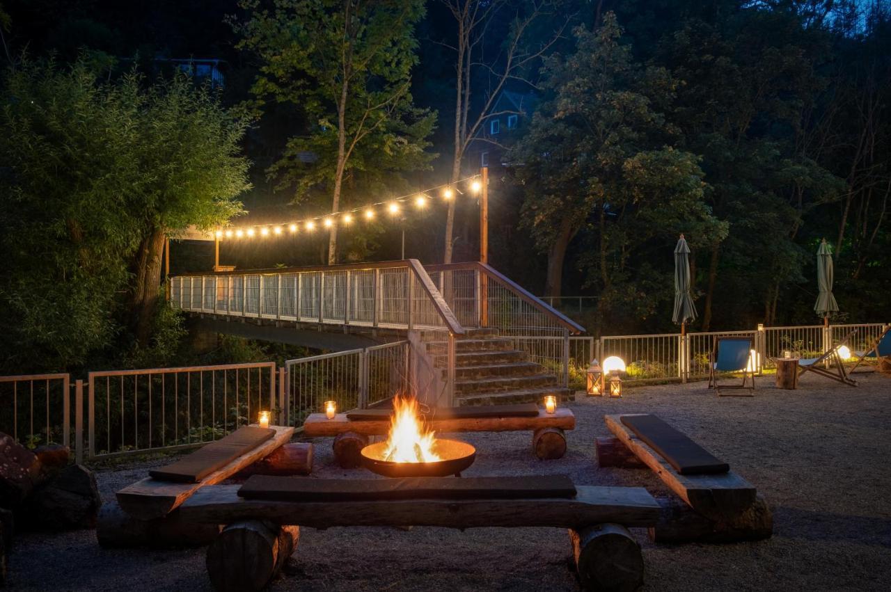 Bodetaler Basecamp Lodge - Bergsport- Und Naturerlebnishotel روبيلاند المظهر الخارجي الصورة