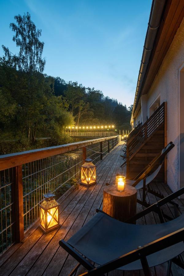 Bodetaler Basecamp Lodge - Bergsport- Und Naturerlebnishotel روبيلاند المظهر الخارجي الصورة