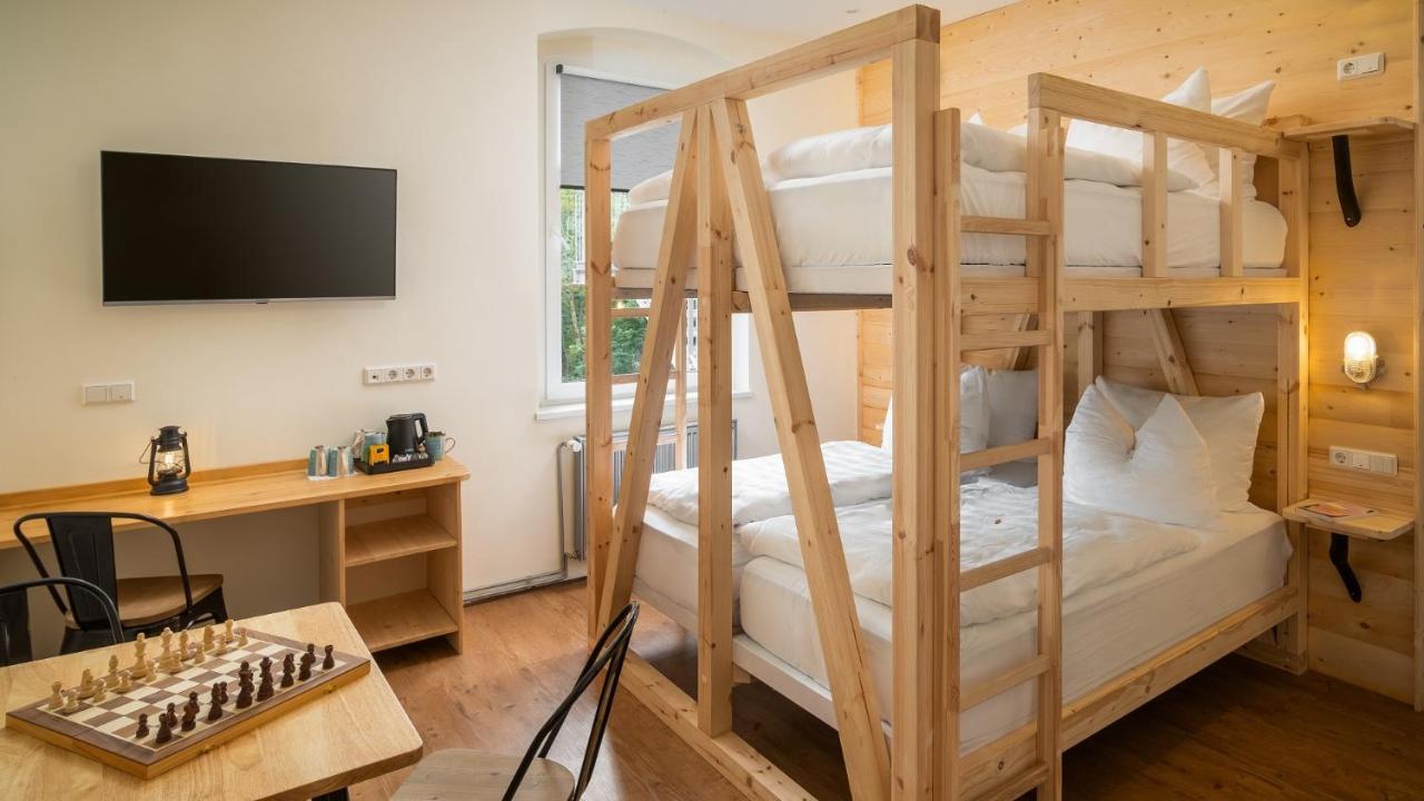 Bodetaler Basecamp Lodge - Bergsport- Und Naturerlebnishotel روبيلاند المظهر الخارجي الصورة